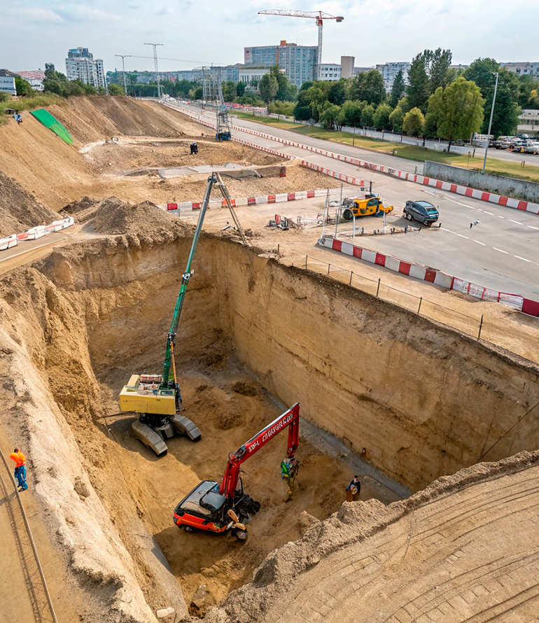 Разработка котлованов